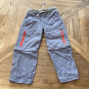 Mini Boden techno zip off pants!  Excellent condition 3t